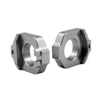 Works Connection Grey Axle Blocks for Yamaha WR 250 F 2002-2009