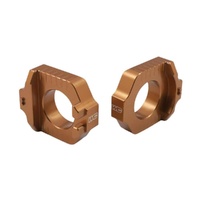 Works Connection Kashima Axle Blocks for Yamaha YZ 250 FX 2015-2024