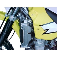 Works Connection Silver Radiator Braces for Suzuki DR-Z 400 E 2000-2001