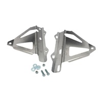 Works Connection Silver Radiator Braces for Honda CRF 450 R 2006