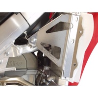 Works Connection Silver Radiator Braces for Honda CRF 450 R 2007