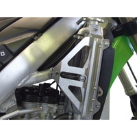 Works Connection Silver Radiator Braces for Kawasaki KX 250 F 2009