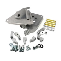 Works Connection Silver Radiator Braces for Kawasaki KX 250 F 2017-2020