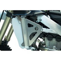 Works Connection Silver Radiator Braces for Yamaha YZ 250 F 2019-2023