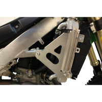 Works Connection Silver Radiator Braces for Kawasaki KX 250 X 2020-2024