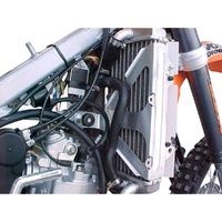 Works Connection Silver Radiator Braces for KTM 520 EXC-F 2001-2003