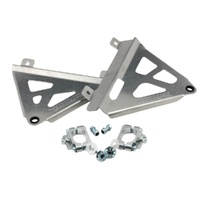 Works Connection Silver Radiator Braces 18-709