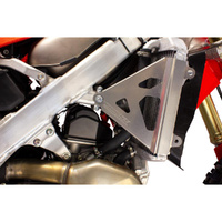 Works Connection Silver Radiator Braces for Honda CRF 450 RX 2021-2024