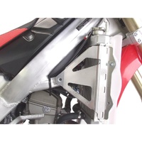 Works Connection Silver Radiator Braces for Honda CRF 250 R 2006-2009