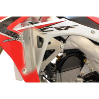 Works Connection Silver Radiator Braces for Honda CRF 250 R 2014-2017
