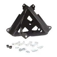 Works Connection Black Radiator Braces for Yamaha YZ 450 F 2023-2024
