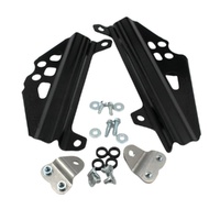 Works Connection Black Radiator Braces for Suzuki RM-Z 450 2018-2025