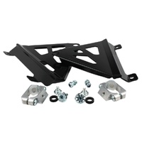 Works Connection Black Radiator Braces for Honda CRF 250 R 2018-2021