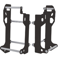 CrossPro Black Aluminium Radiator Guard for KTM 125 SX 2019 Without Fan