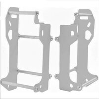 CrossPro Silver Aluminium Radiator Guard for Kawasaki KX250F 2017-2019