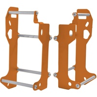 CrossPro Orange Aluminium Radiator Guard for KTM 125 EXC 2008-2015