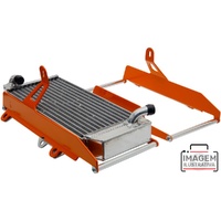 CrossPro Orange Aluminium Radiator Guard for Husqvarna FC250 2023-2024