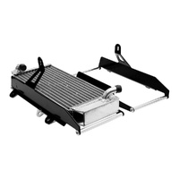 CrossPro Black Aluminium Radiator Guard for KTM 450 SXF 2023-2024