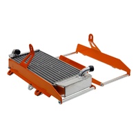 CrossPro Orange Aluminium Radiator Guard for KTM 450 SXF 2023-2024