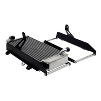 CrossPro Black Aluminium Radiator Guard for Gas Gas MC 250 2024-2025