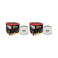 2 Pack RP Chrome Oil Filter for Suzuki Bandit 1250S/GSF1250S 2007-2012 