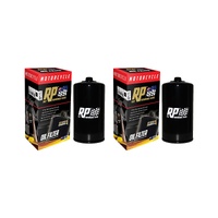 2 Pack RP Chrome Oil Filter for Harley 1340 Dyna Glide Sturgis 80/FXDB-S 1991
