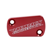 Works Connection Red Brake/Clutch Caps for Kawasaki KX 450 SR 2022-2023 (21-151)