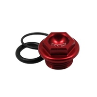 Works Connection Red Oil Fill Plug for Suzuki RM-Z 450 2005-2025