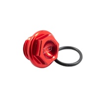 Works Connection Red Oil Fill Plug for Honda CR 125 R 2005-2007