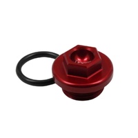 Works Connection Red Oil Fill Plug for Kawasaki KX 250 F 2004-2025