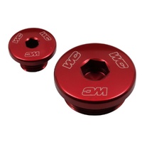 Works Connection Red Oil Fill Plug for Kawasaki KX 250 F 2004-2010