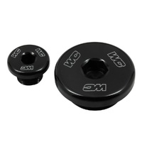 Works Connection Black Oil Fill Plug for Suzuki RMX 450 2023