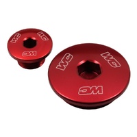 Works Connection Red Oil Fill Plug for Honda TRX 400 EX 1999-2015