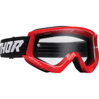 THOR Combat Racer Red/Black Kids Goggles