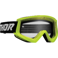 THOR Combat Racer Fluro Acid/Black Kids Goggles