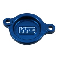 Works Connection Blue Oil Filter Cover for Honda CRF 250 R 2018-2025