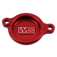 Works Connection Red Oil Filter Cover 27-006