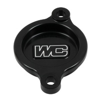 Works Connection Black Oil Filter Cover for Honda CRF 450 RWE 2019-2025