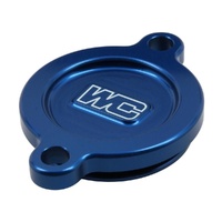 Works Connection Blue Oil Filter Cover for Kawasaki KX 250 F 2005-2016