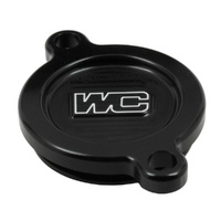 Works Connection Black Oil Filter Cover for Kawasaki KX 450 SR 2022-2023
