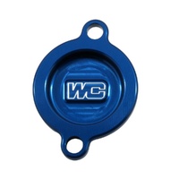 Works Connection Blue Oil Filter Cover for Gas Gas MC 250 F 2020-2024