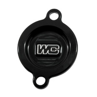 Works Connection Black Oil Filter Cover for KTM 350 EXC-F 2012-2024