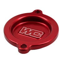 Works Connection Red Oil Filter Cover 27-115