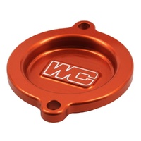 Works Connection Orange Oil Filter Cover 27-125