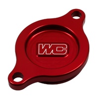 Works Connection Red Oil Filter Cover 27-135