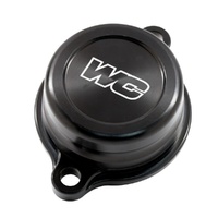 Works Connection Black Oil Filter Cover for Yamaha YZ 450 FX 2024-2025