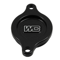 Works Connection Black Oil Filter Cover for Suzuki RM-Z 450 2005-2025