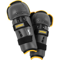Thor Sector GP Charcoal/Yellow CE Kids Knee Guards