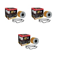 3 Pack RP Oil Filter for Bimota SB3 1000 1981-1984