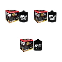 3 Pack RP Oil Filter for Harley 1340 FLHR Road King 1999